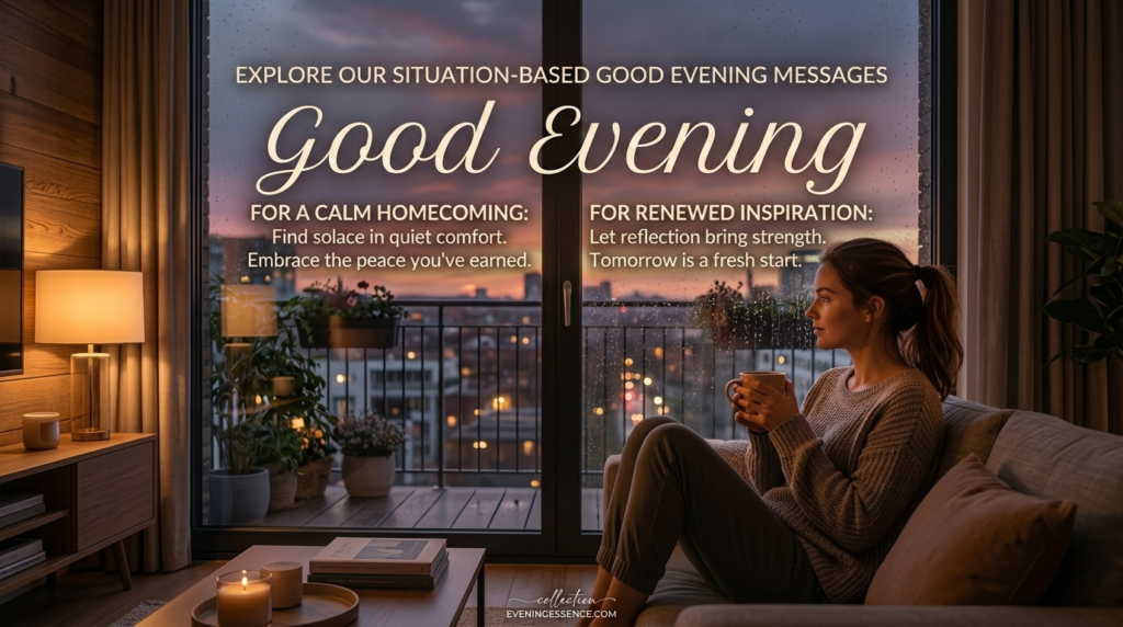 Situation-Based Good Evening Messages