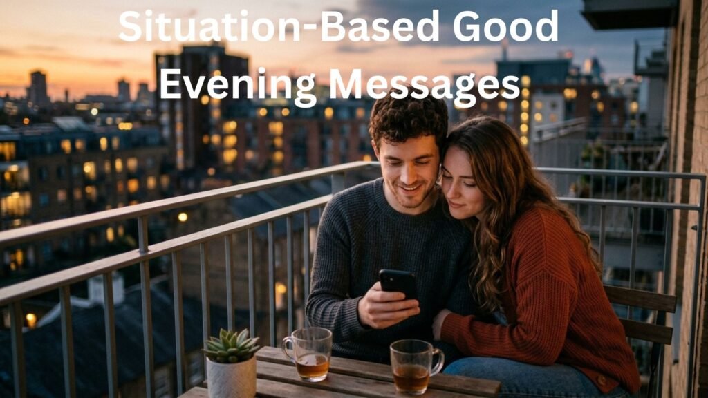 Situation-Based Good Evening Messages