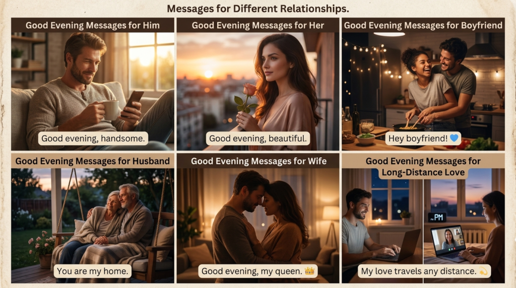 Messages for Different Relationships