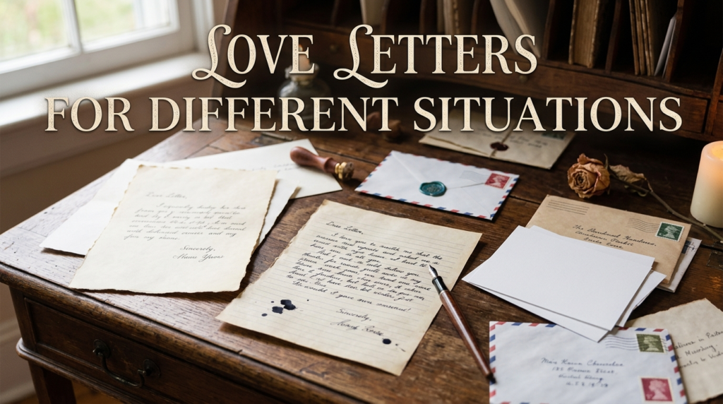 Love Letters For Different Situations