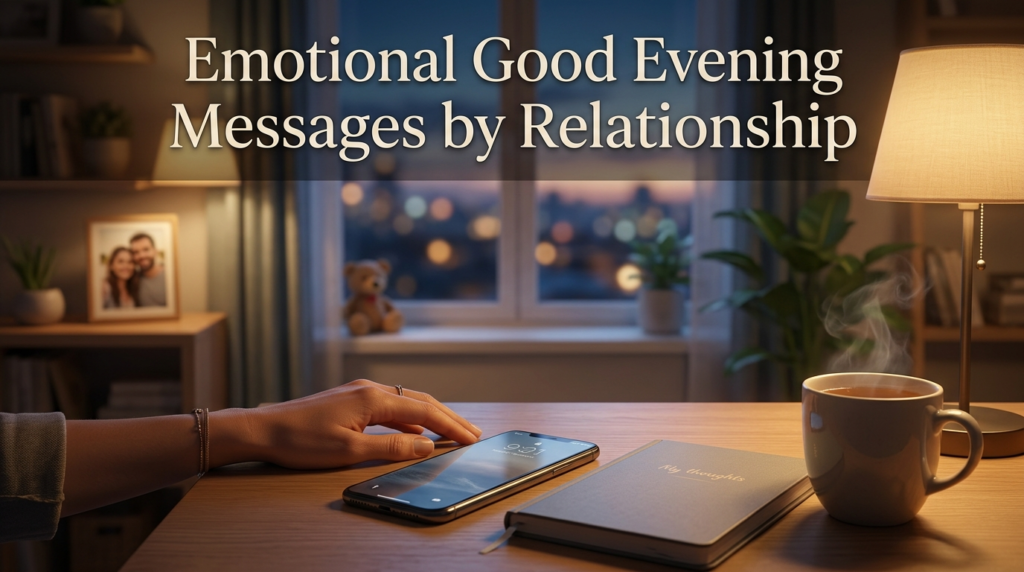 Emotional Good Evening Messages by Relationship