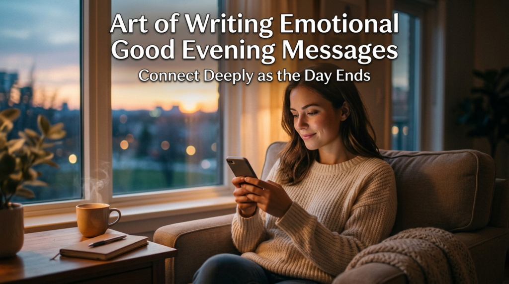 How to Write Emotional Good Evening Messages