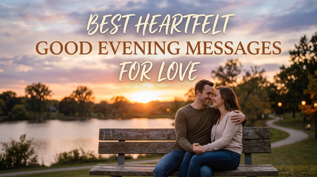 Best Heartfelt Good Evening Messages for Love
