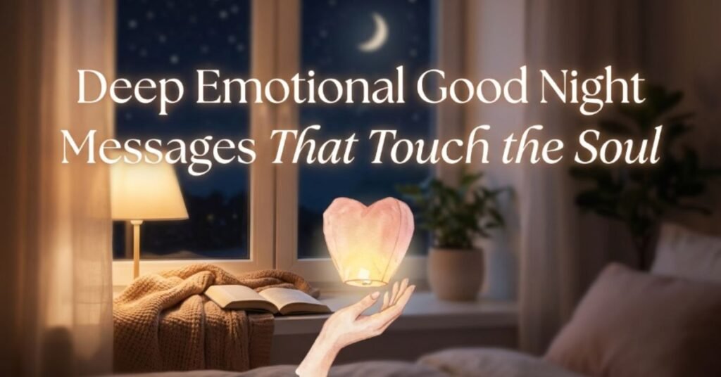 Deep Emotional Good Night Messages That Touch the Soul