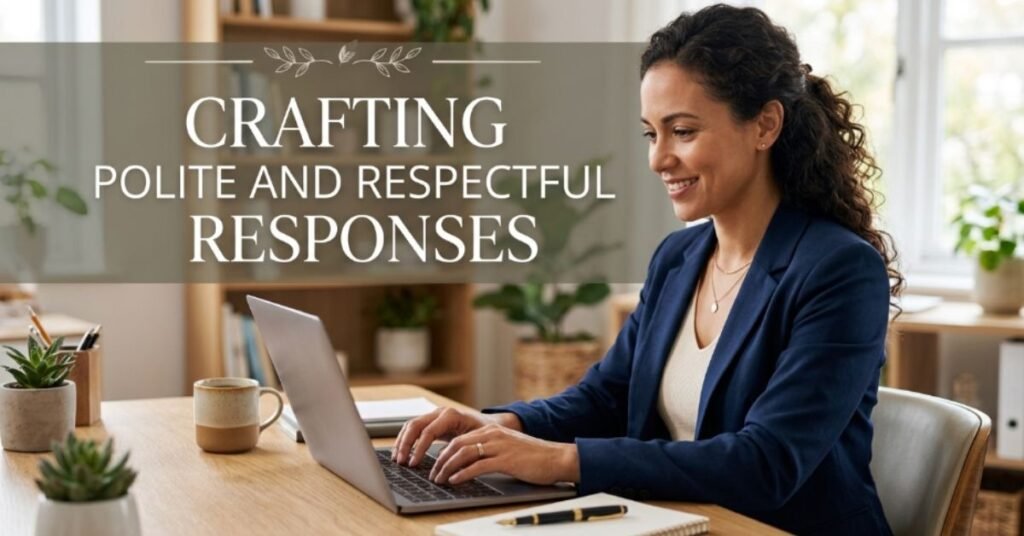 Crafting Polite and Respectful Responses
