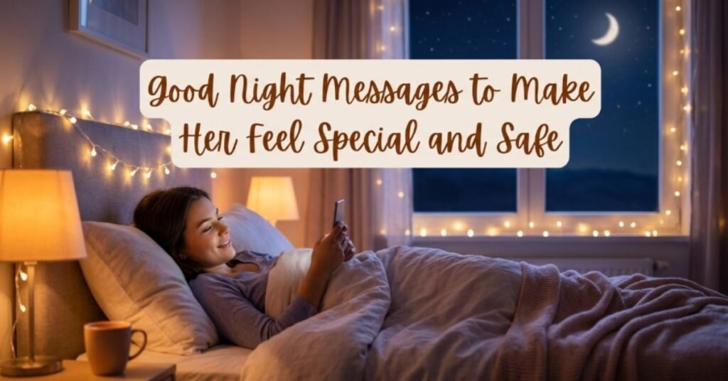 Good Night Messages to Make Her Feel Special and Safe