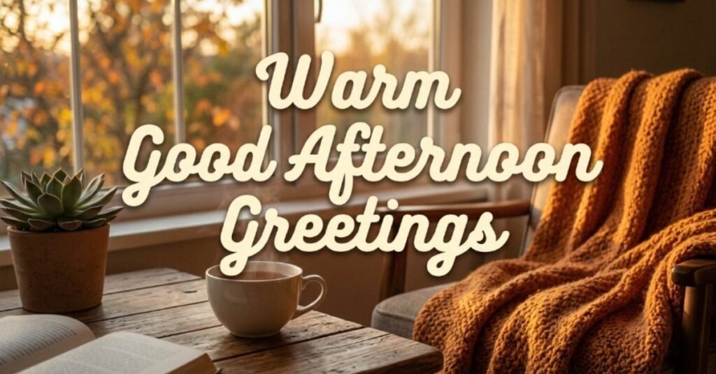 Warm Good Afternoon Greetings