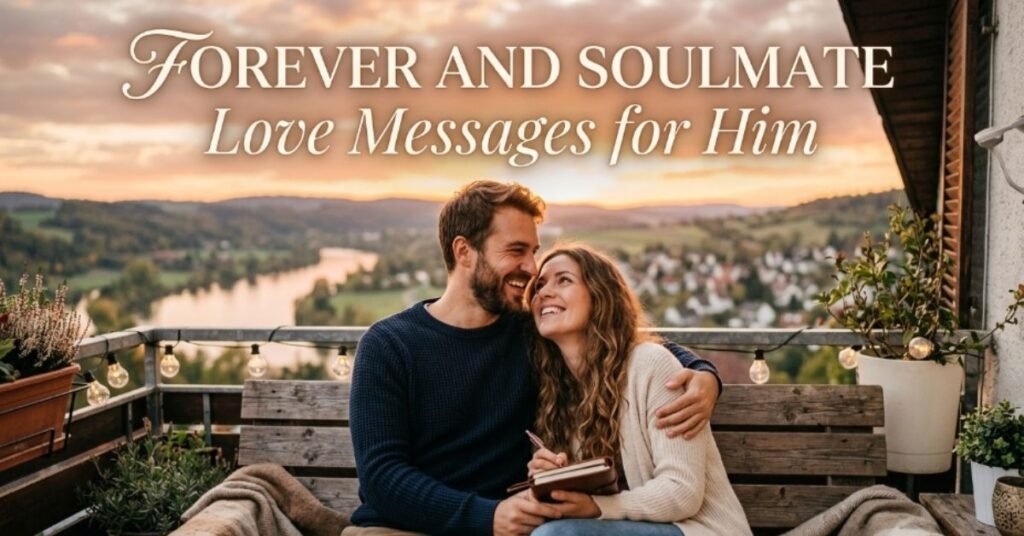 Forever and Soulmate Love Messages for Him