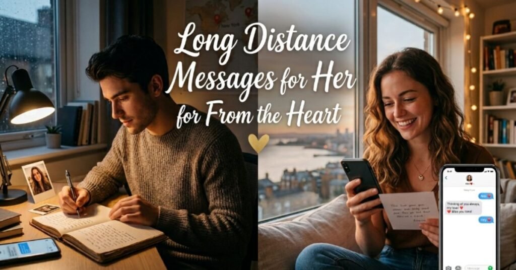 Long Distance Love Messages for Her From the Heart