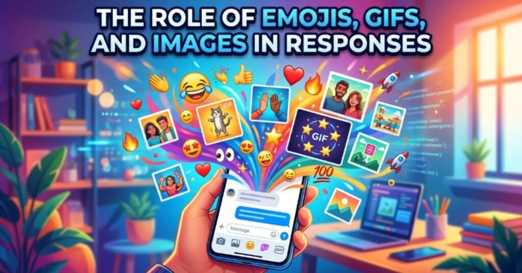The Role of Emojis, GIFs, and Images in Responses