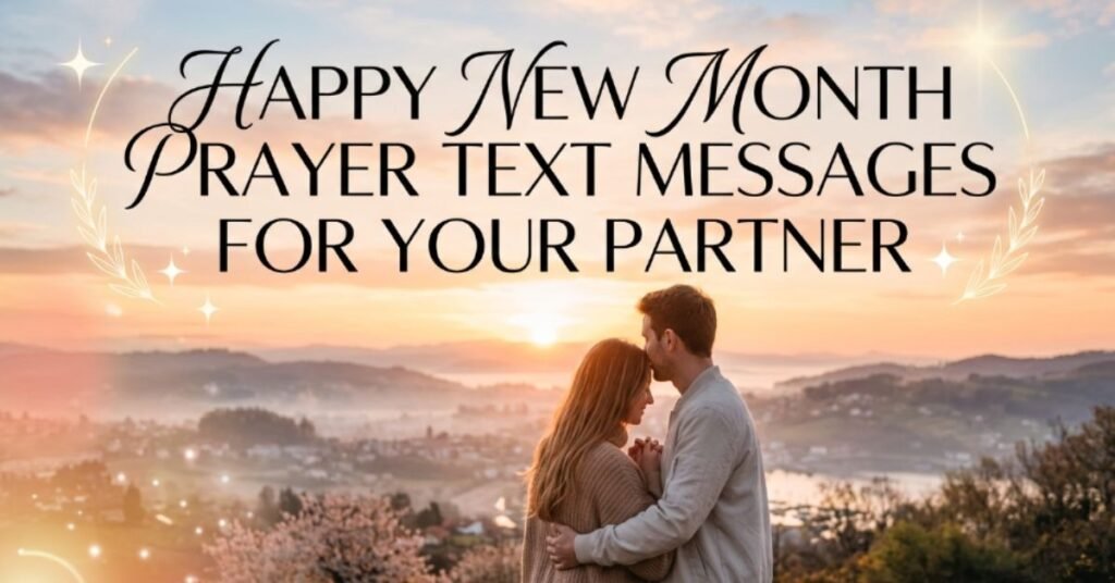 Happy New Month Prayer Text Messages for Your Partner