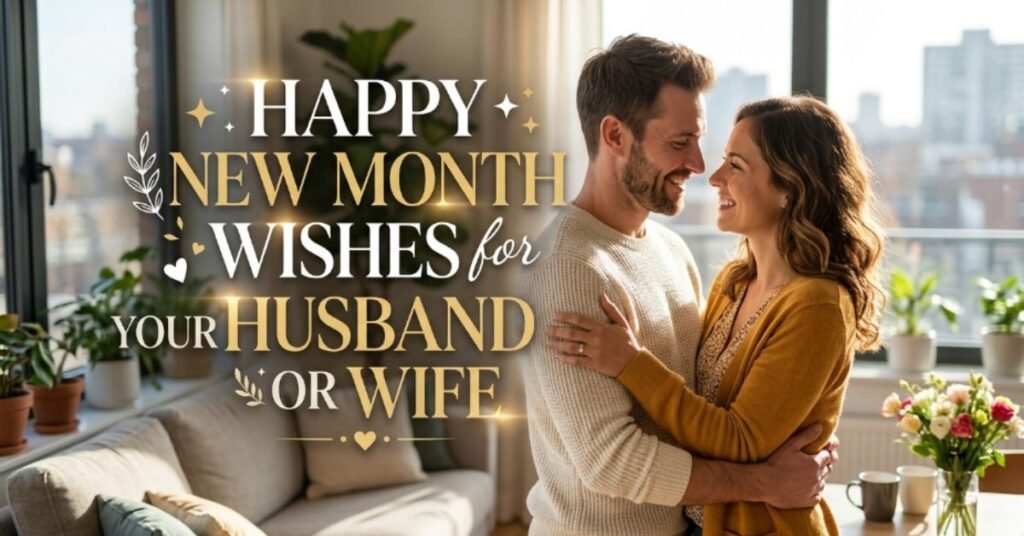 Happy New Month Wishes for Your Husband or Wife