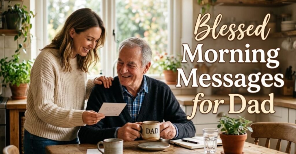 Blessed Morning Messages for Dad