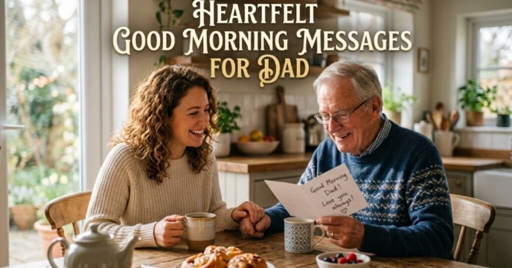 Heartfelt Good Morning Messages for Dad