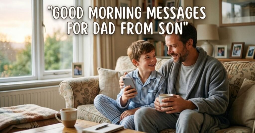 Good Morning Messages for Dad from Son