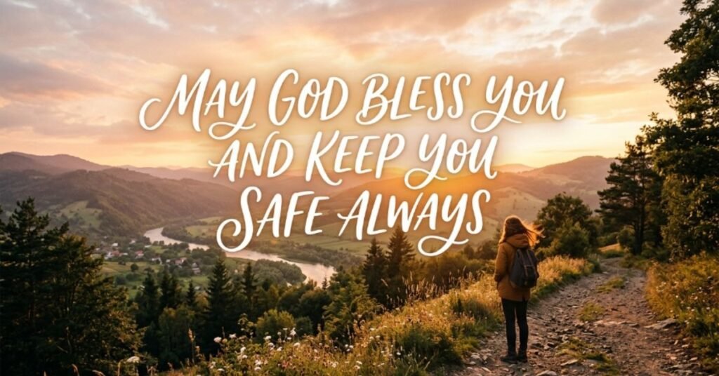 May God Bless You and Keep You Safe Always
