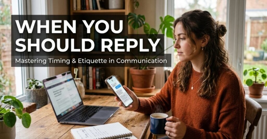 When You Should Reply