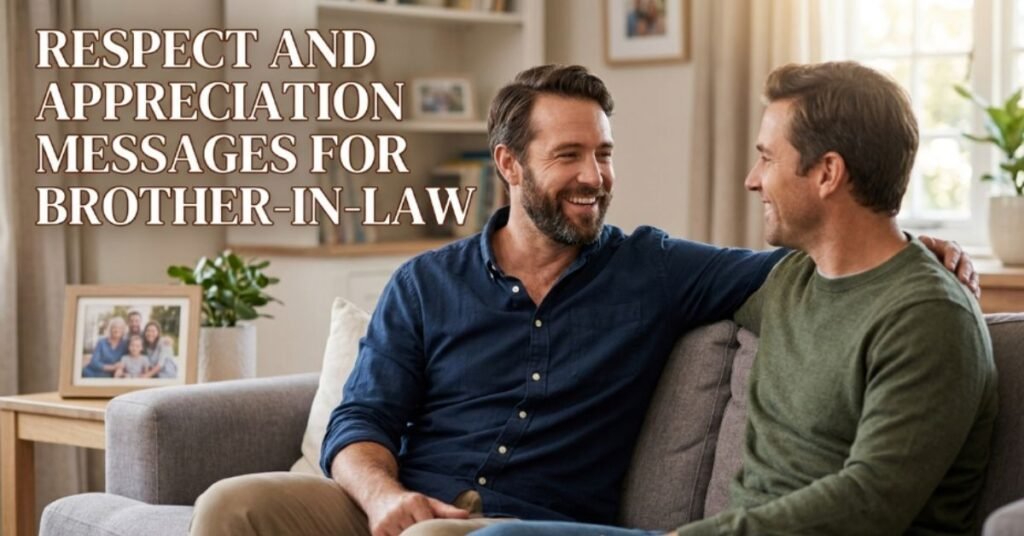Respect and Appreciation Messages for Brother-in-Law