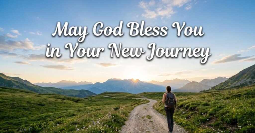 May God Bless You in Your New Journey