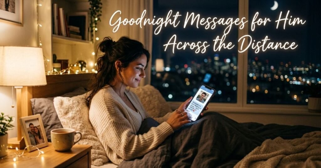 Goodnight Messages for Him Across the Distance