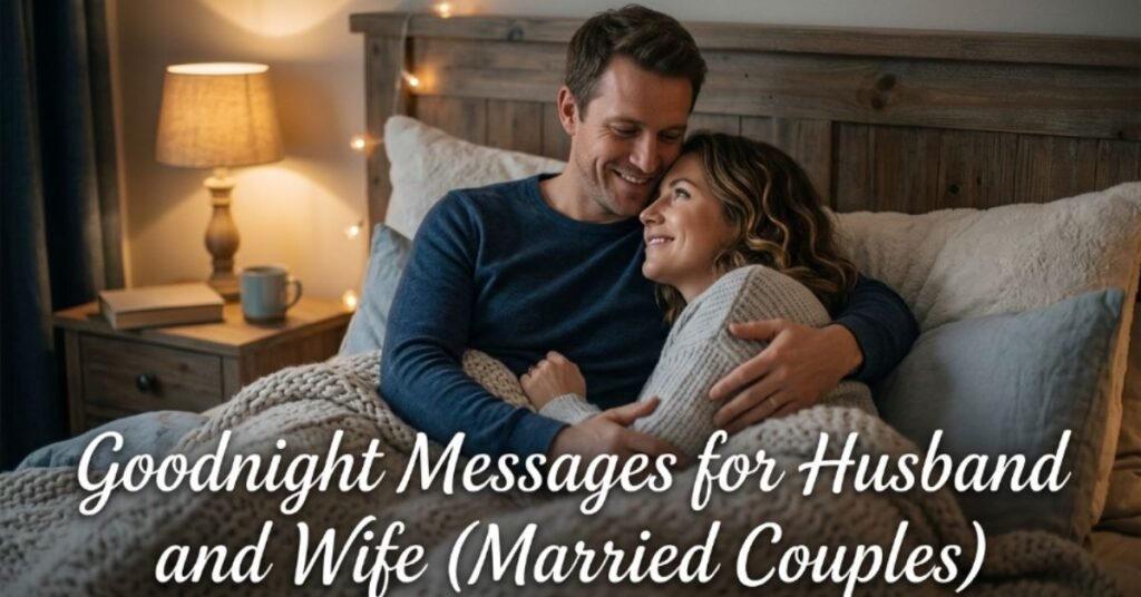 Goodnight Messages for Husband and Wife (Married Couples)
