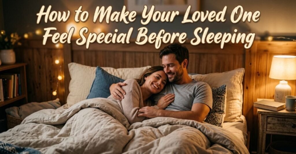 How to Make Your Loved One Feel Special Before Sleeping