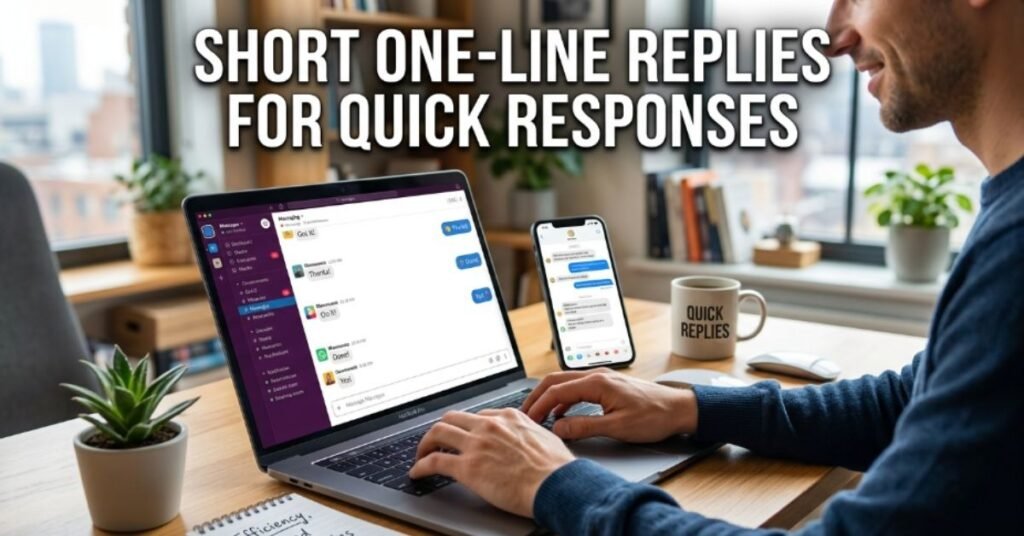 Short One-Line Replies for Quick Responses