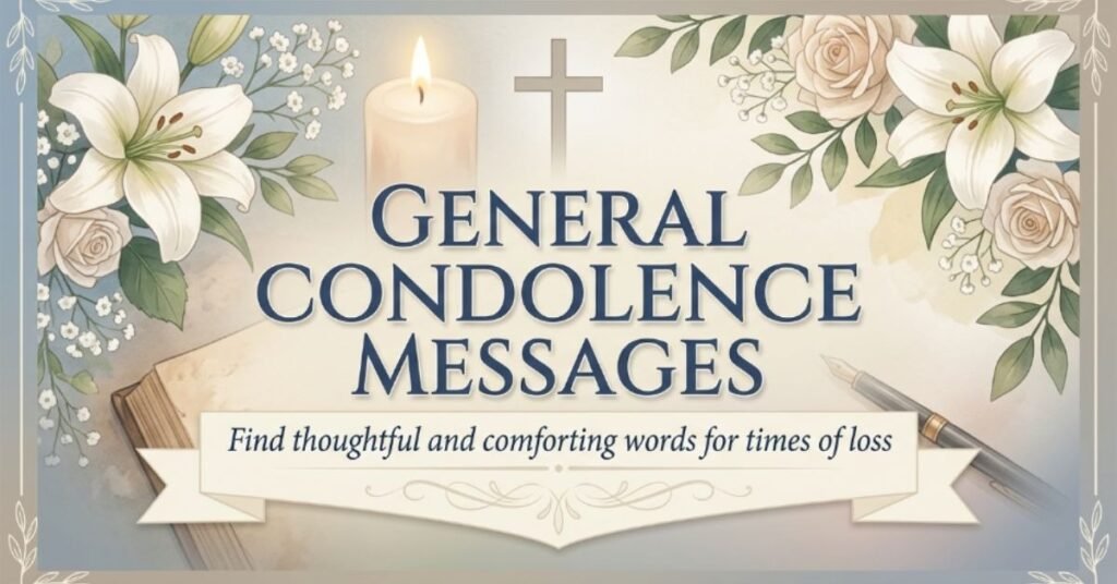 General Condolence Messages