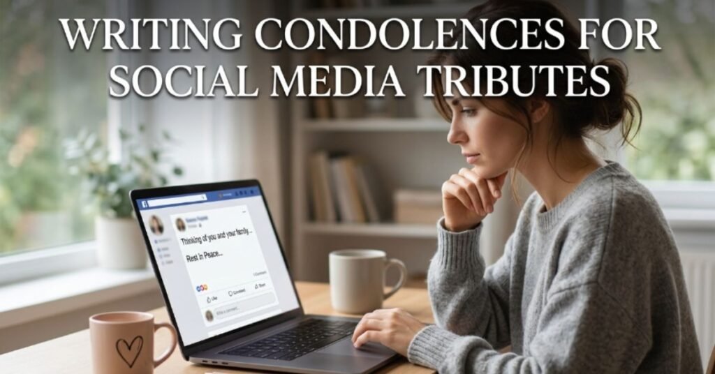 Writing Condolences for Social Media Tributes