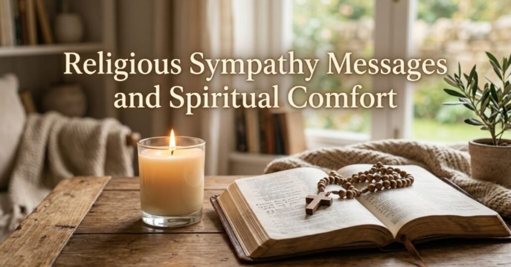 Religious Sympathy Messages and Spiritual Comfort