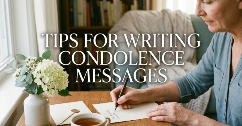 Tips for Writing Condolence Messages