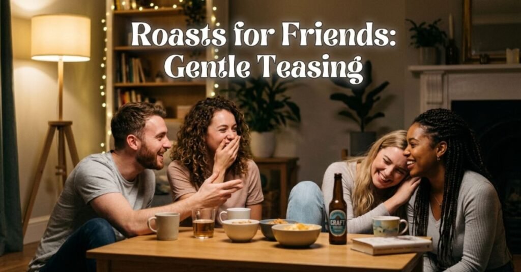 Roasts for Friends: Gentle Teasing