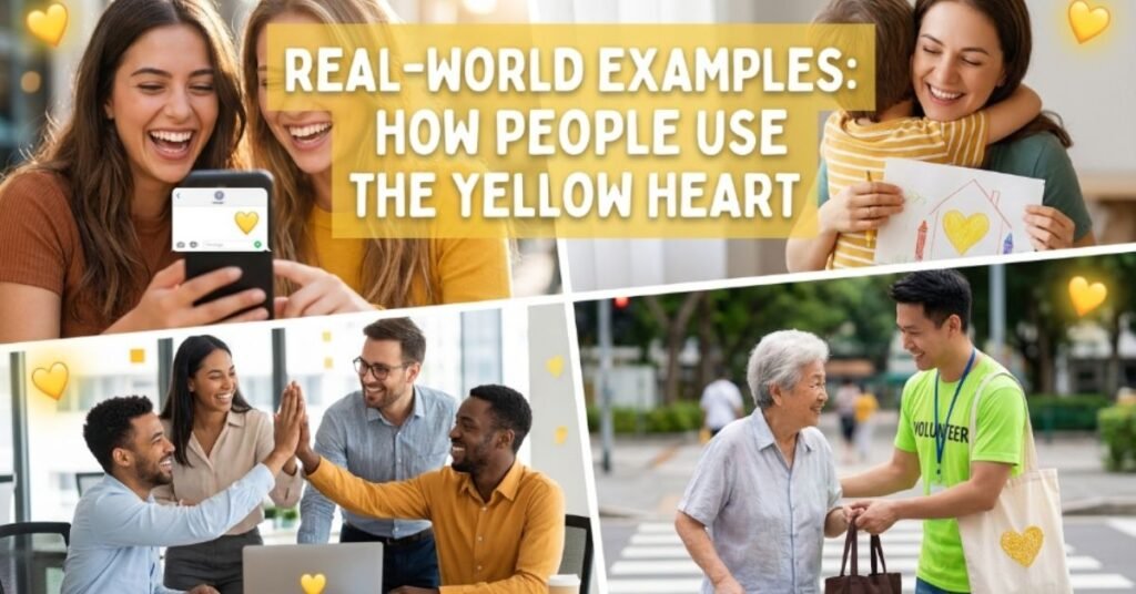 Real-World Examples: How People Use the Yellow Heart