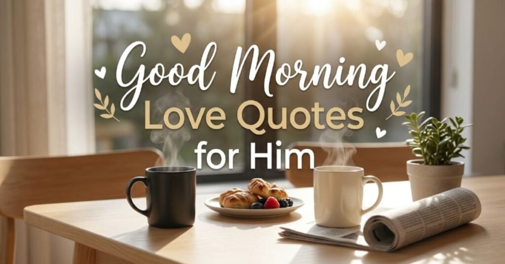 Good Morning Love Quotes for Him