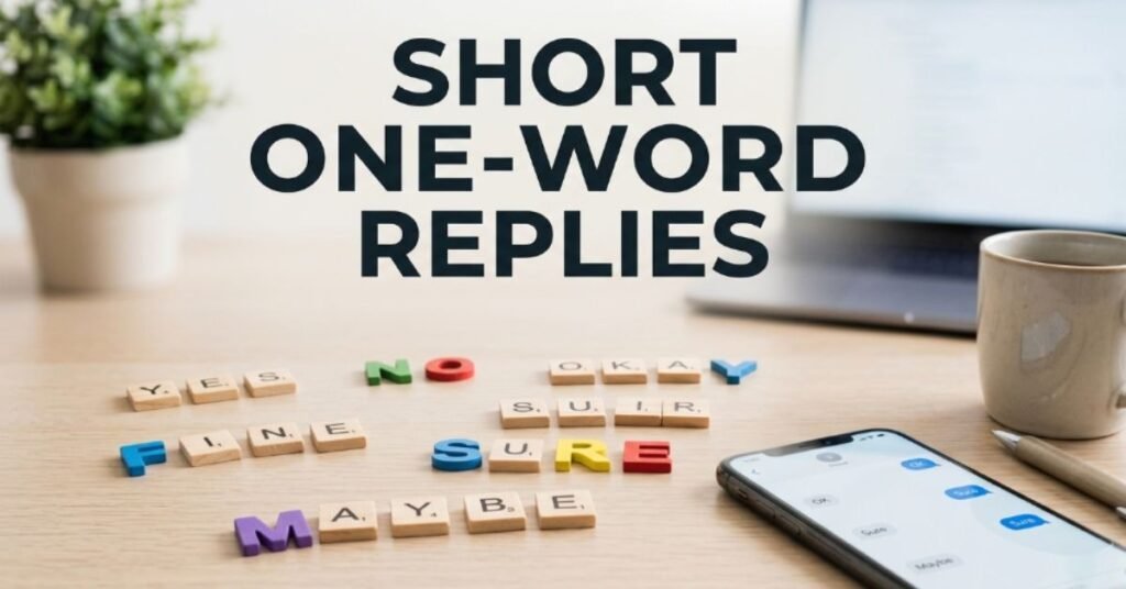 Short One-Word Replies
