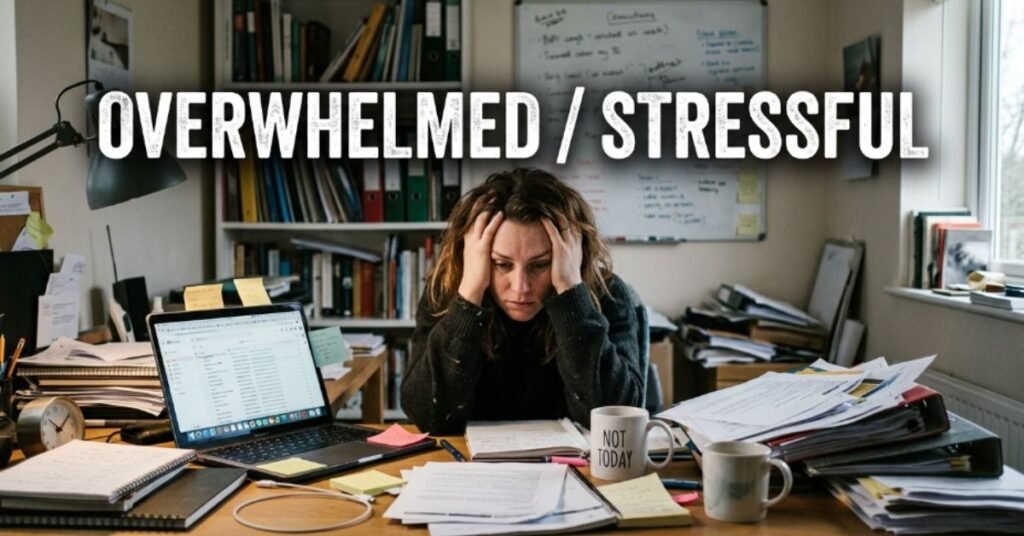 Overwhelmed / Stressful