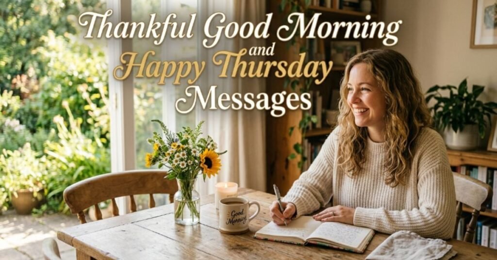 Thankful Good Morning and Happy Thursday Messages