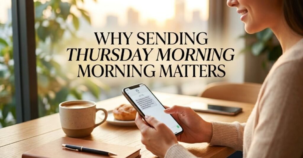 Why Sending Thursday Morning Wishes Matters