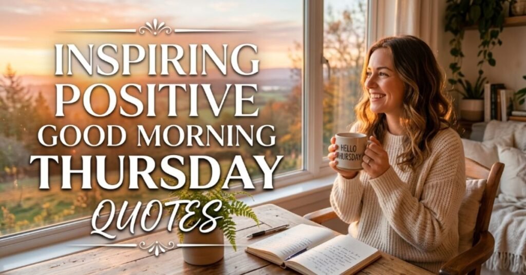 Inspiring Positive Good Morning Thursday Quotes