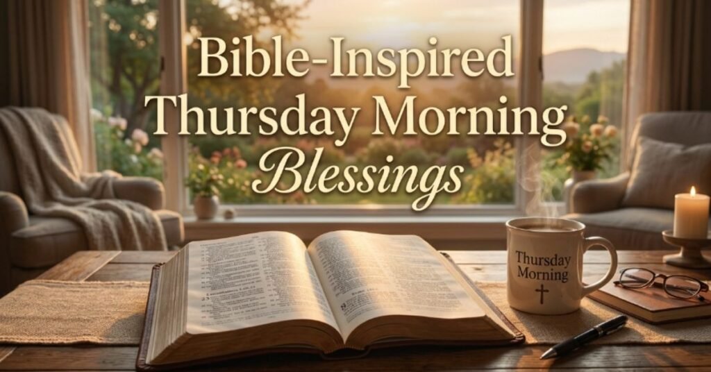 Bible-Inspired Thursday Morning Blessings