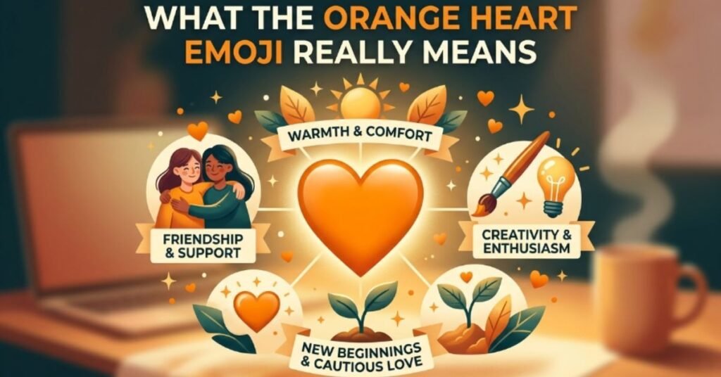 What the Orange Heart Emoji Really Means