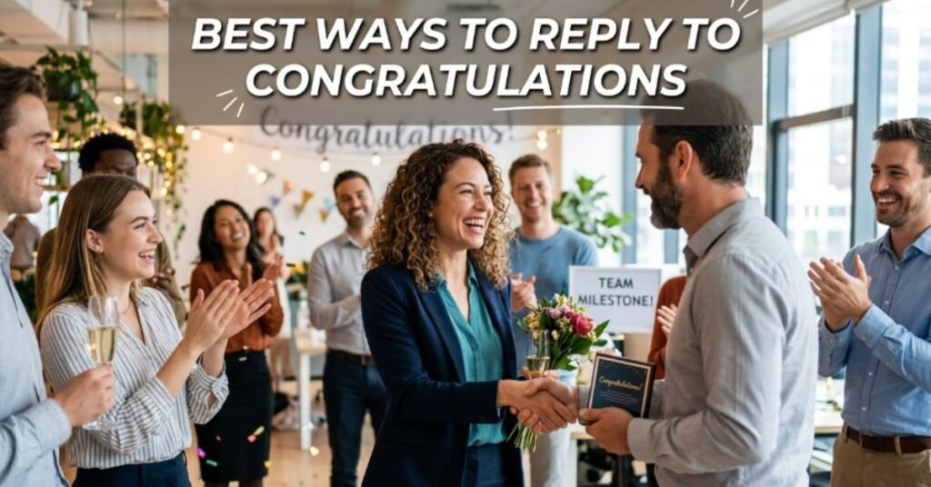Best Ways to Reply to Congratulations