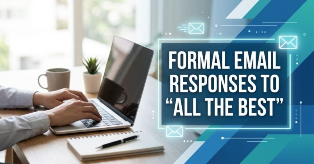 Formal Email Responses to "All the Best"