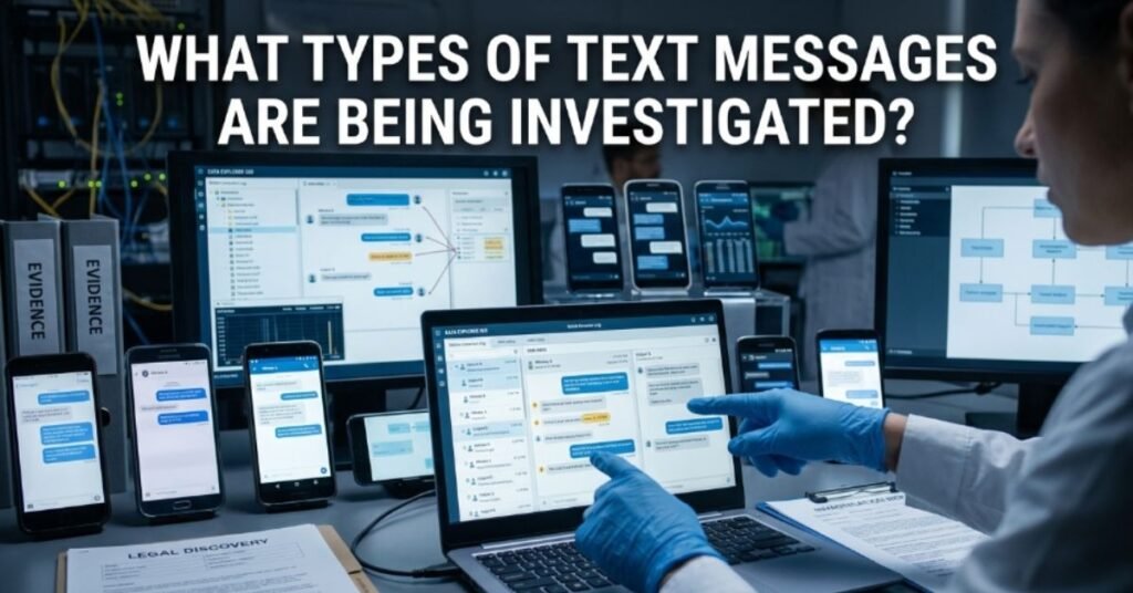 What Types of Text Messages Are Being Investigated?