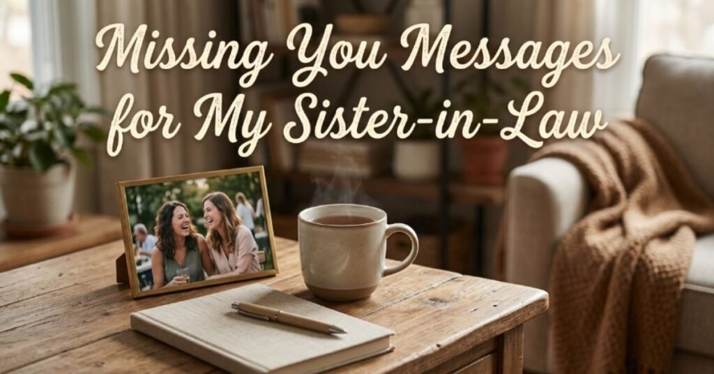 Missing You Messages for My Sister-in-Law
