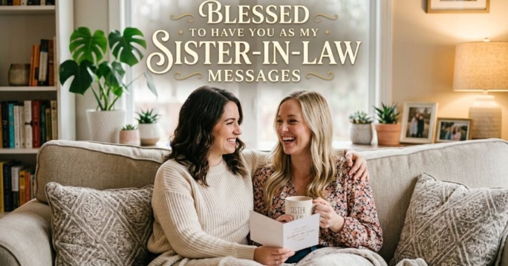 Blessed to Have You as My Sister-in-Law Messages