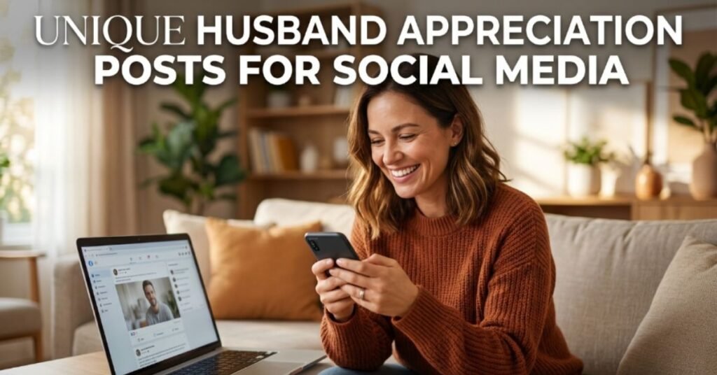 Unique Husband Appreciation Posts for Social Media