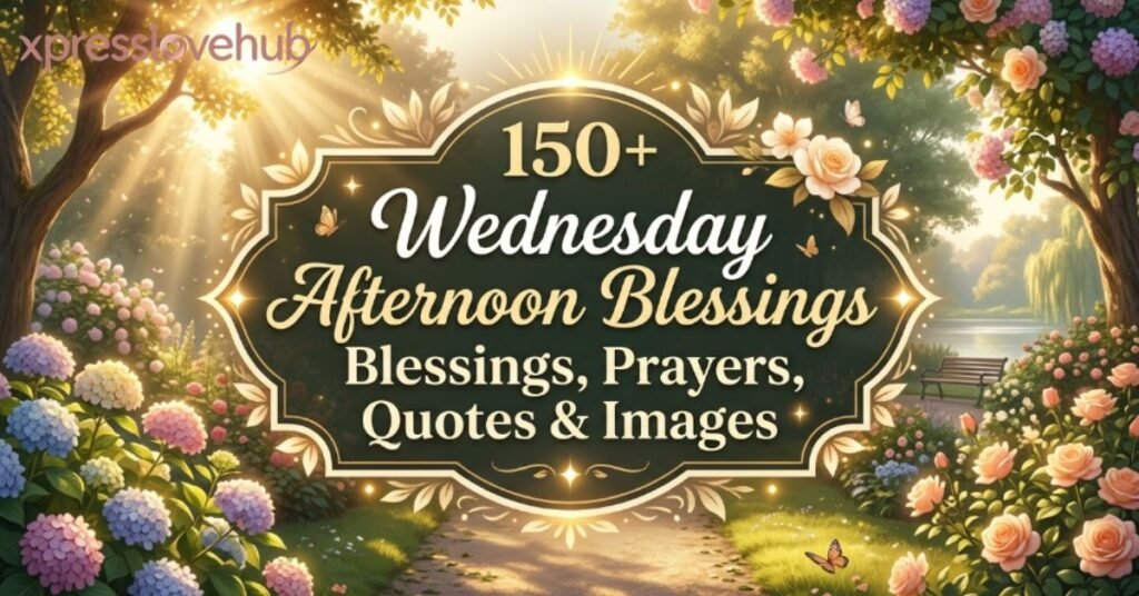 150+ Wednesday Afternoon Blessings, Prayers, Quotes & Images