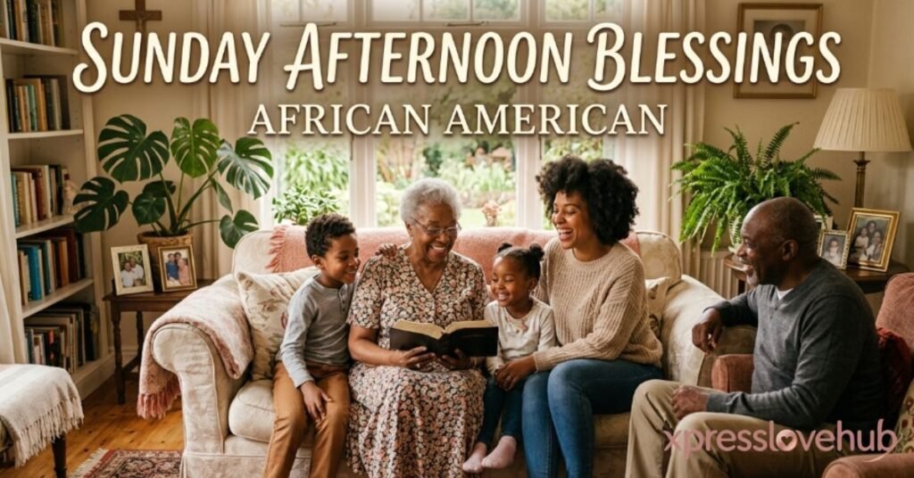 Sunday Afternoon Blessings African American
