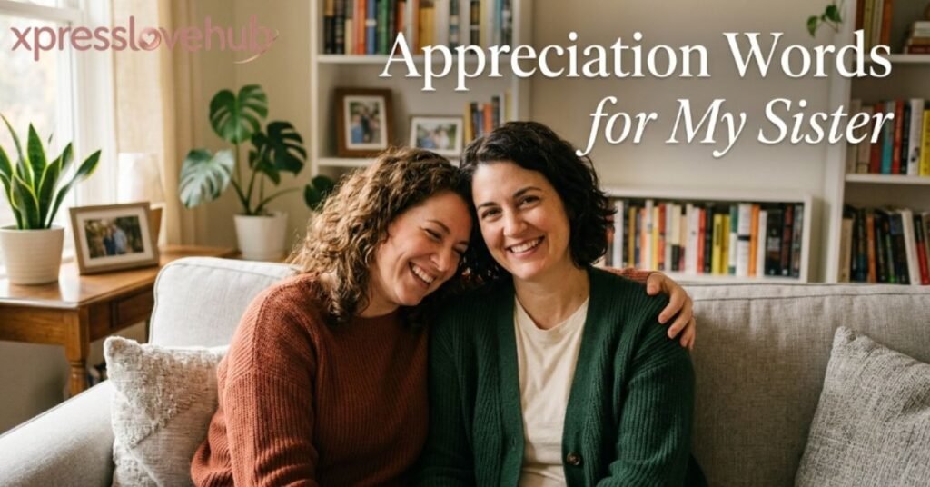 Appreciation Words for My Sister